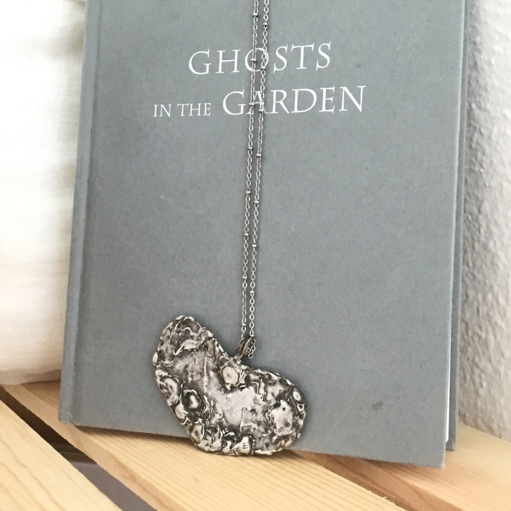 Heart Necklace / Handcrafted Heart / Heart Pendant - Picture 8 of 8